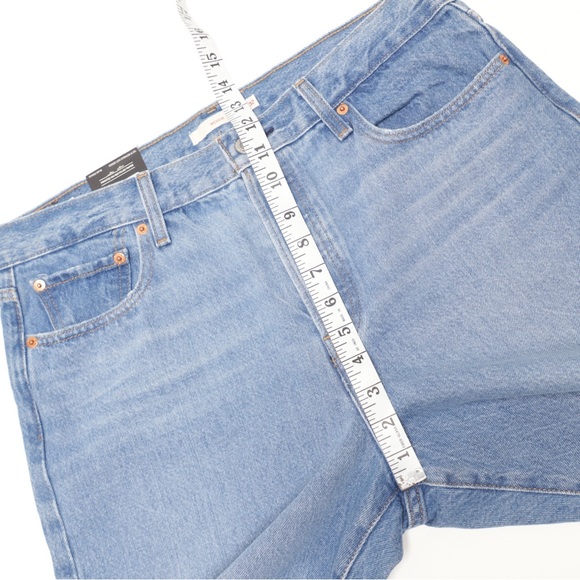 Levi's Women's Wedgie Jeans NWT Size 32 High Rise Tapered Leg Blue - Picture 9 of 10